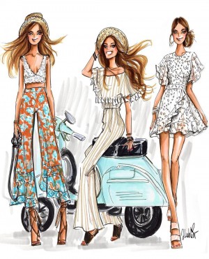How to Draw a Fashionable Dres